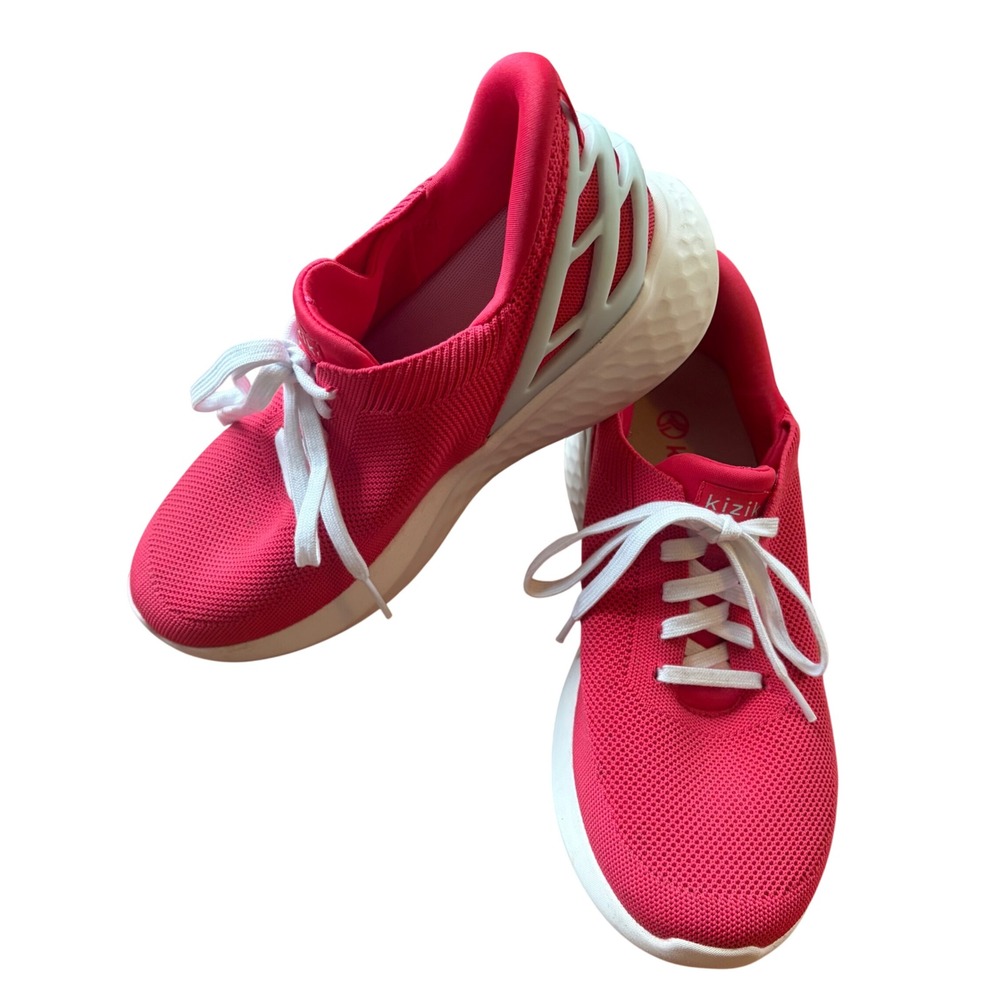 Kizik Athens Hands-Free Sneakers Pink Slip-On Comfort Walking Shoes Women's 9.5 - Picture 10 of 11